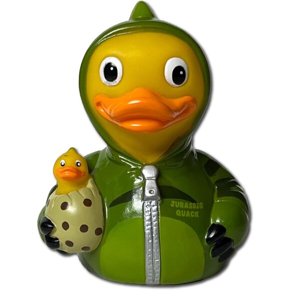 Jurassic Quack Rubber Duck CelebriDucks Collectible Toy - Picture 2 of 5